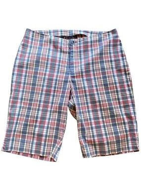 Vintage RALPH Ralph Lauren Womens Sz 10 Plaid Bermuda Walking Shorts